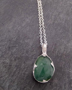 fancy cut green tourmaline sterling silver pendant gemstone necklace gemstone jewelry byangeline ss00017 Alternative Engagement