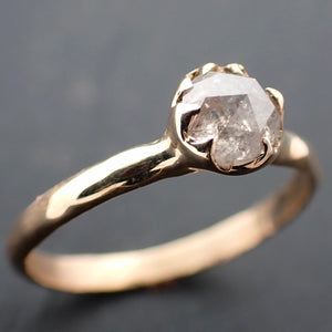 Fancy cut white Dainty Diamond Solitaire Engagement 14k Yellow Gold Wedding Ring byAngeline 3557