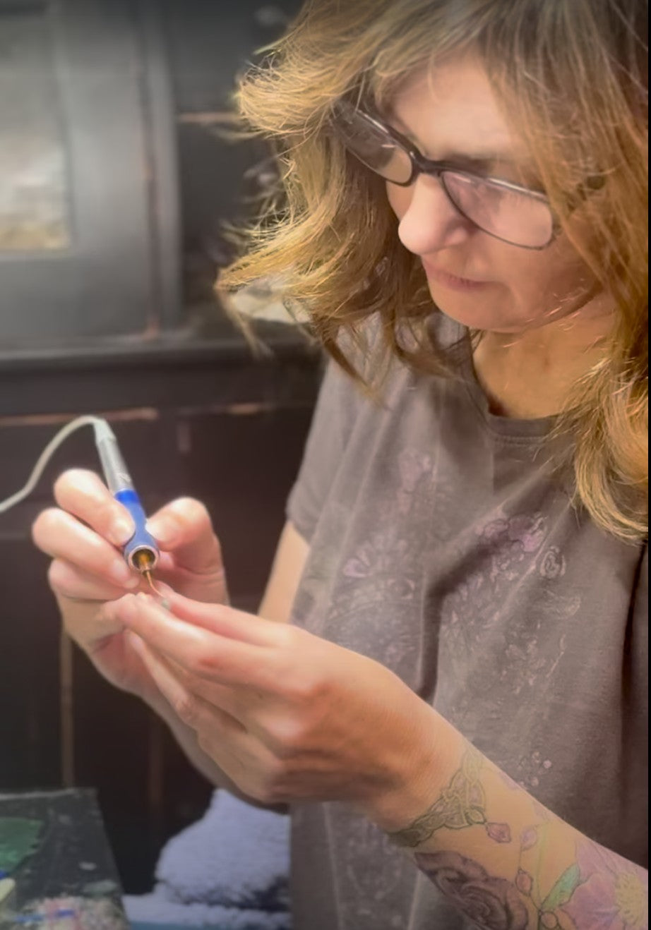 Antique-style Cut Oval Diamond Ring • 18k Yellow Gold • Rose Cut Solitaire Engagement Ring • Handmade byAngeline 3608