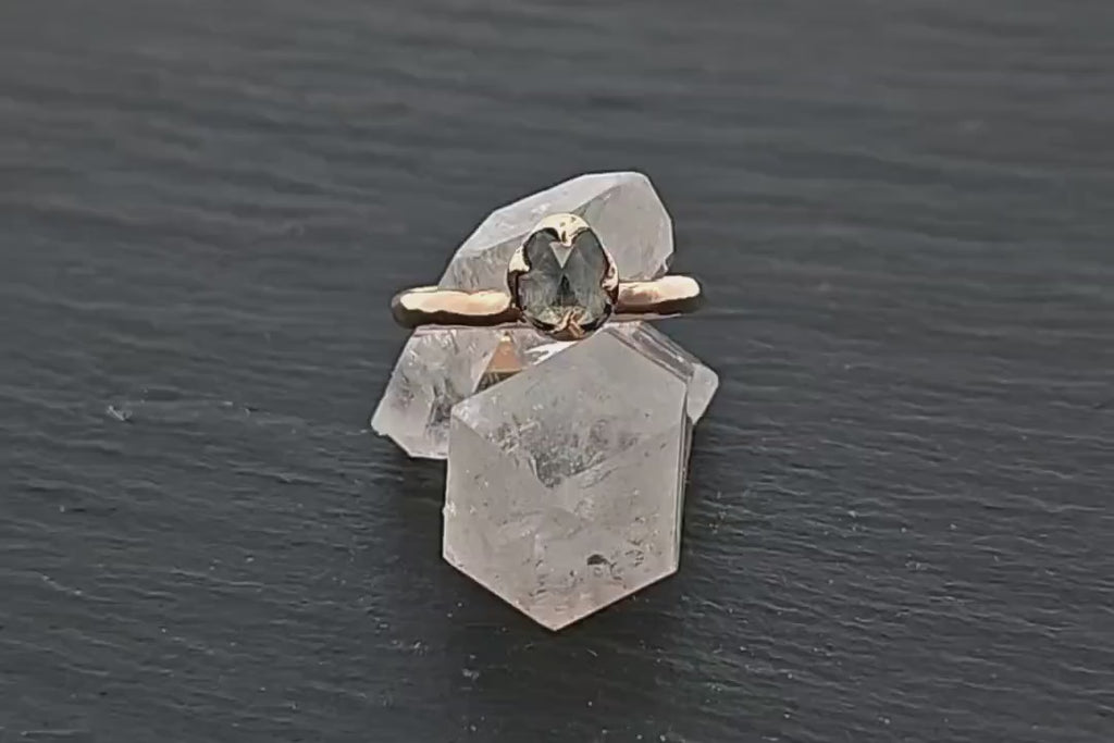 Montana Sapphire Ring • 14k Yellow Gold • Handmade by Angeline 2680
