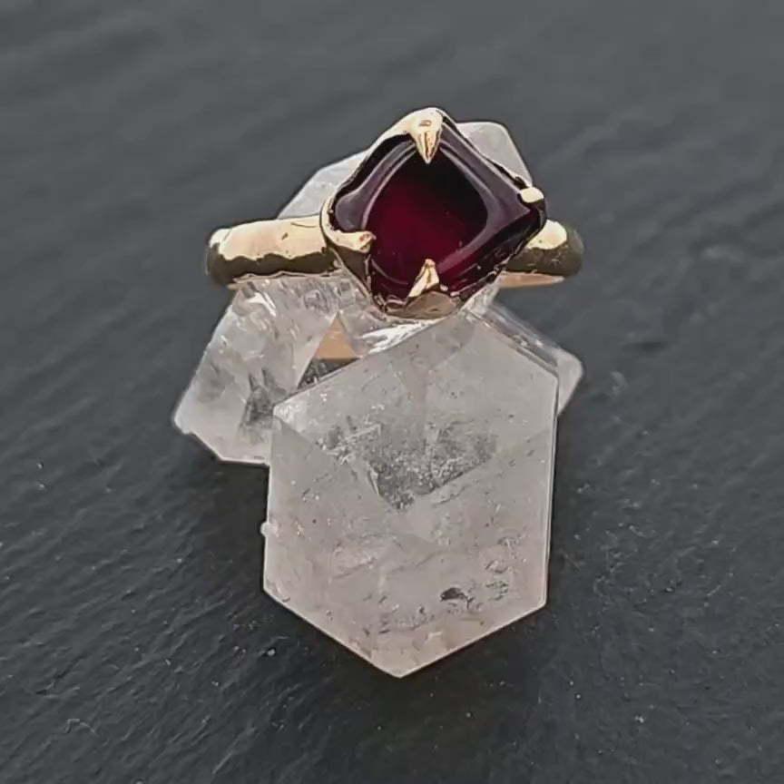 Yellow Gold Color Change Garnet Solitaire Ring | Burton's – Burton's Gems  and Opals