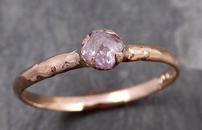 Fancy cut salt and pepper Diamond Engagement 14k Gold Solitaire Wedding Ring byAngeline 0750 - Gemstone ring by Angeline