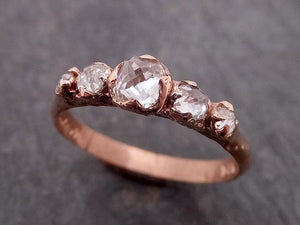 fancy cut diamond wedding band rose gold diamond wedding ring byangeline 1902 Alternative Engagement