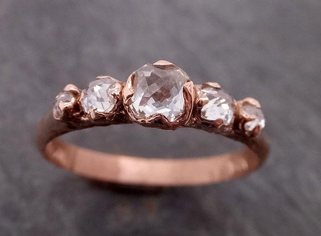 fancy cut diamond wedding band rose gold diamond wedding ring byangeline 1902 Alternative Engagement