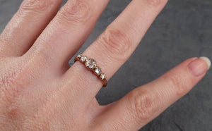 fancy cut diamond wedding band rose gold diamond wedding ring byangeline 1902 Alternative Engagement