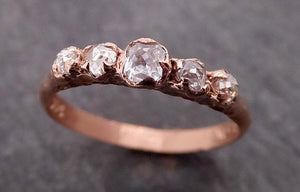 fancy cut diamond wedding band rose gold diamond wedding ring byangeline 1901 Alternative Engagement