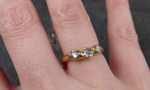Fancy cut Contour Diamond Wedding Band 18k Gold Diamond Wedding Ring byAngeline 1517 - by Angeline