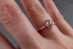 fancy cut coral solitaire diamond engagement 14k rose gold wedding ring byangeline 1945_exchange Alternative Engagement