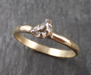 Fancy Cut Half Moon Diamond Solitaire Engagement 14k Gold Wedding Ring byAngeline 1586 - by Angeline