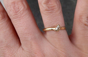 Fancy Cut Half Moon Diamond Solitaire Engagement 14k Gold Wedding Ring byAngeline 1586 - by Angeline