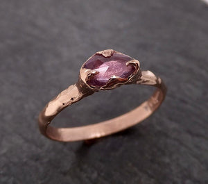 fancy cut pink sapphire 14k rose gold solitaire ring gold gemstone engagement ring 2011 Alternative Engagement