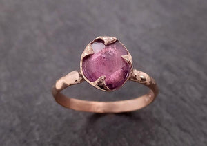 Fancy cut pink Sapphire 14k Rose gold Solitaire Ring Gold Gemstone Engagement Ring 2016