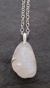 fancy cut rainbow moonstone sterling silver pendant gemstone necklace gemstone jewelry byangeline ss00020 Alternative Engagement