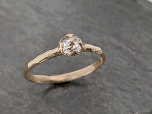 fancy cut white diamond solitaire engagement 14k yellow gold wedding ring byangeline 2081 Alternative Engagement
