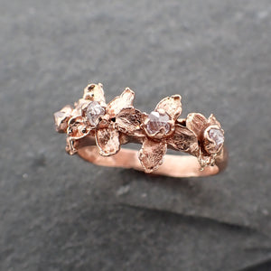 14K Rose Gold Pink Diamond Eternity Ring