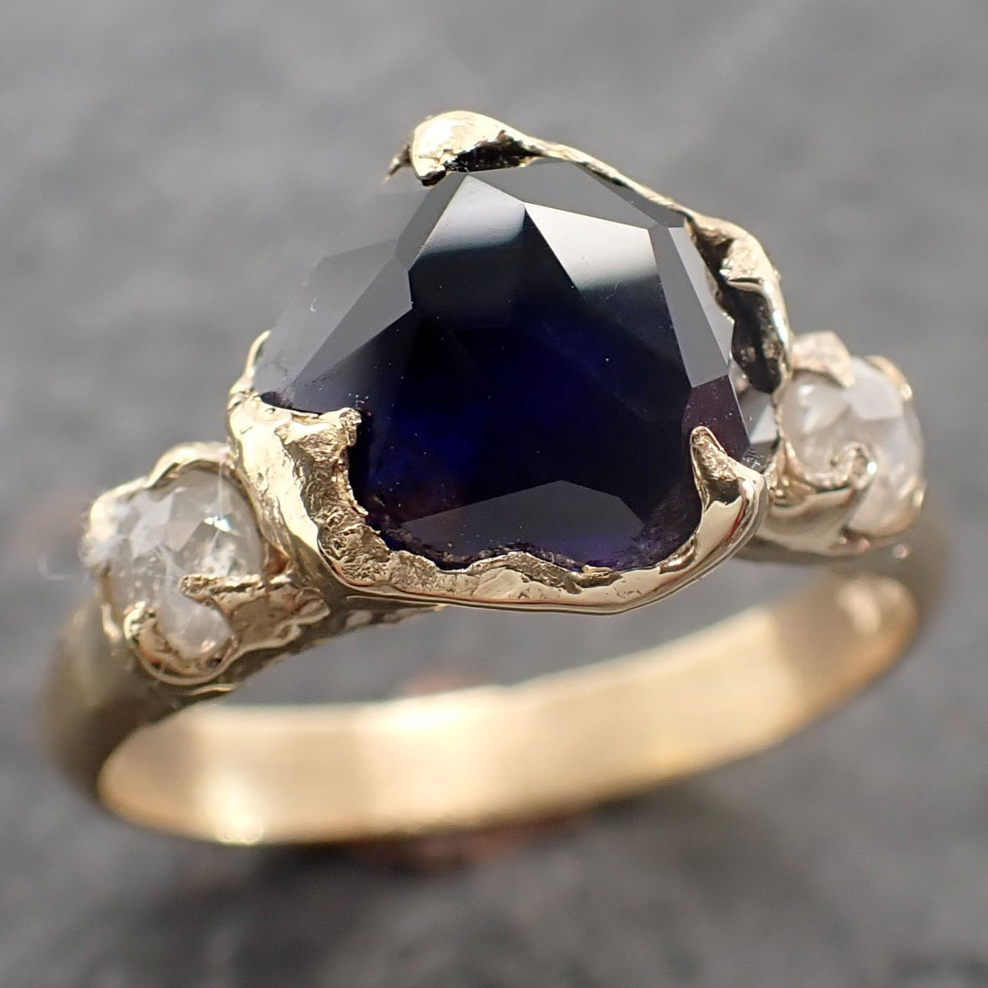 Buy Birth Stone Finger Ring (Blue Sapphire Stone) in India | Chungath  Jewellery Online- Rs. 51,090.00