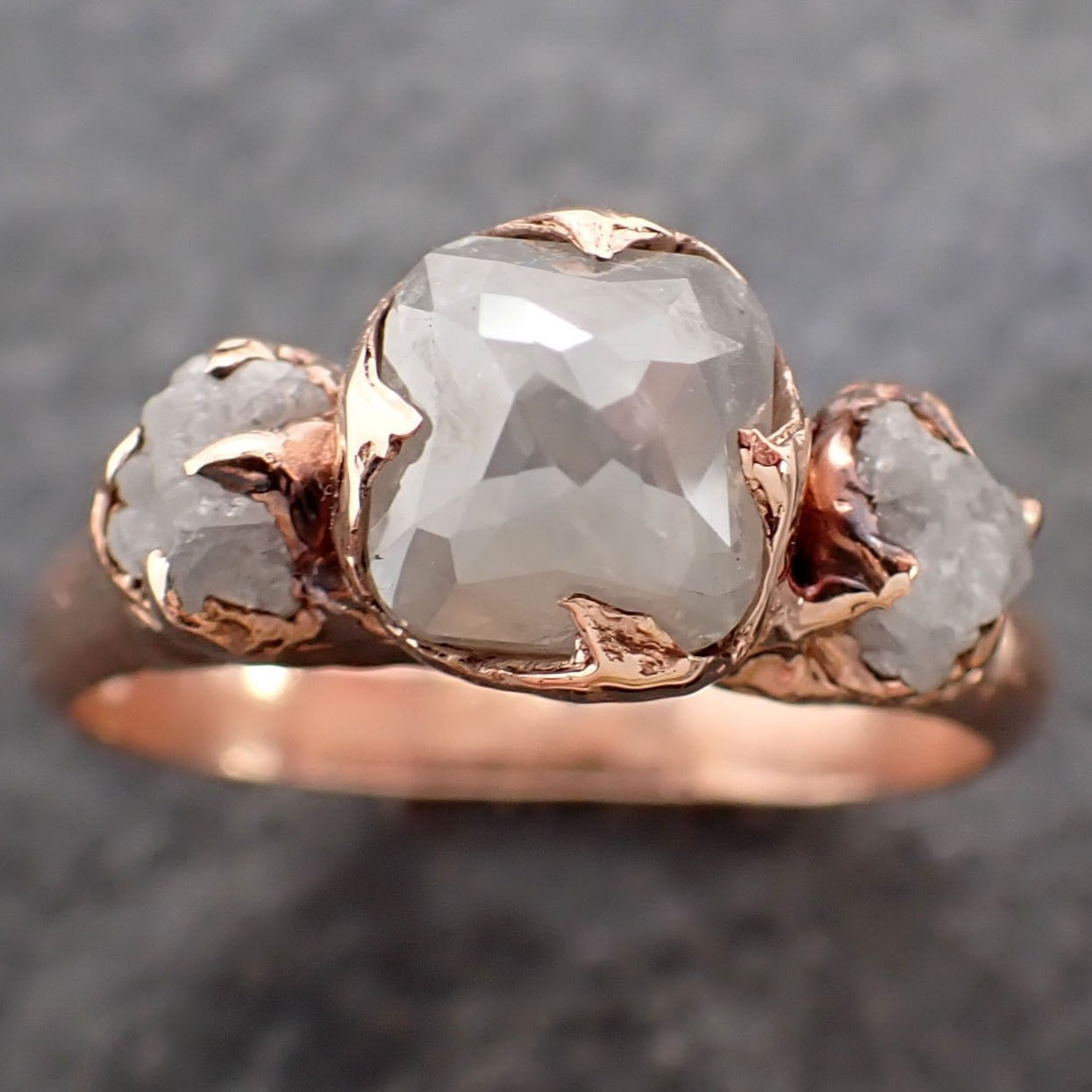 Salt & Pepper Diamond Elizabeth Ring – Sarah Gardner Jewellery