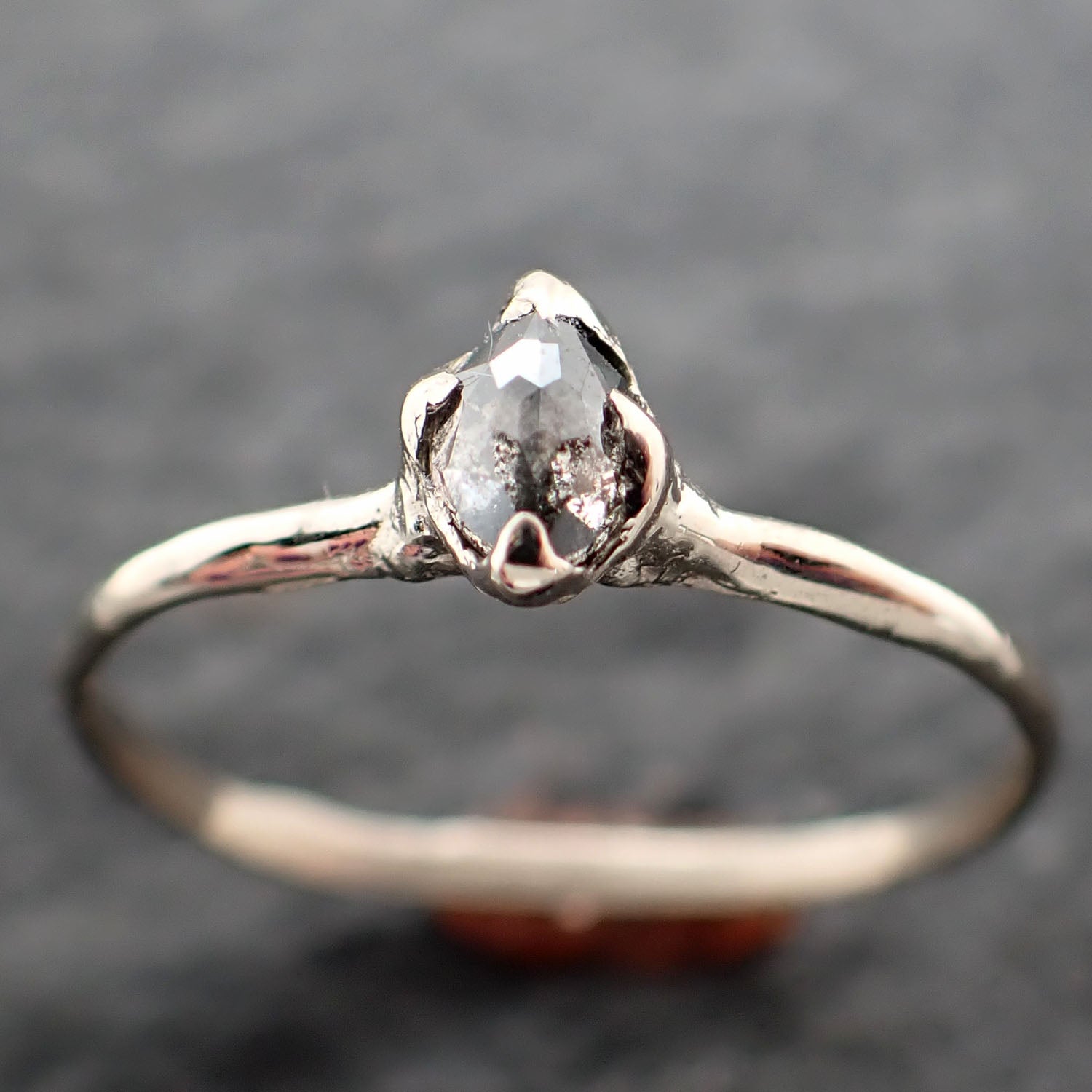 Unique Diamond Ring, 18k White Gold Engagement Ring, Designer Open Ring,  Anniversary Gift, Da… in 2024 | Unique diamond rings, White gold rings,  White gold engagement rings