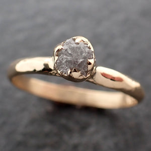 raw diamond engagement ring rough uncut diamond solitaire recycled