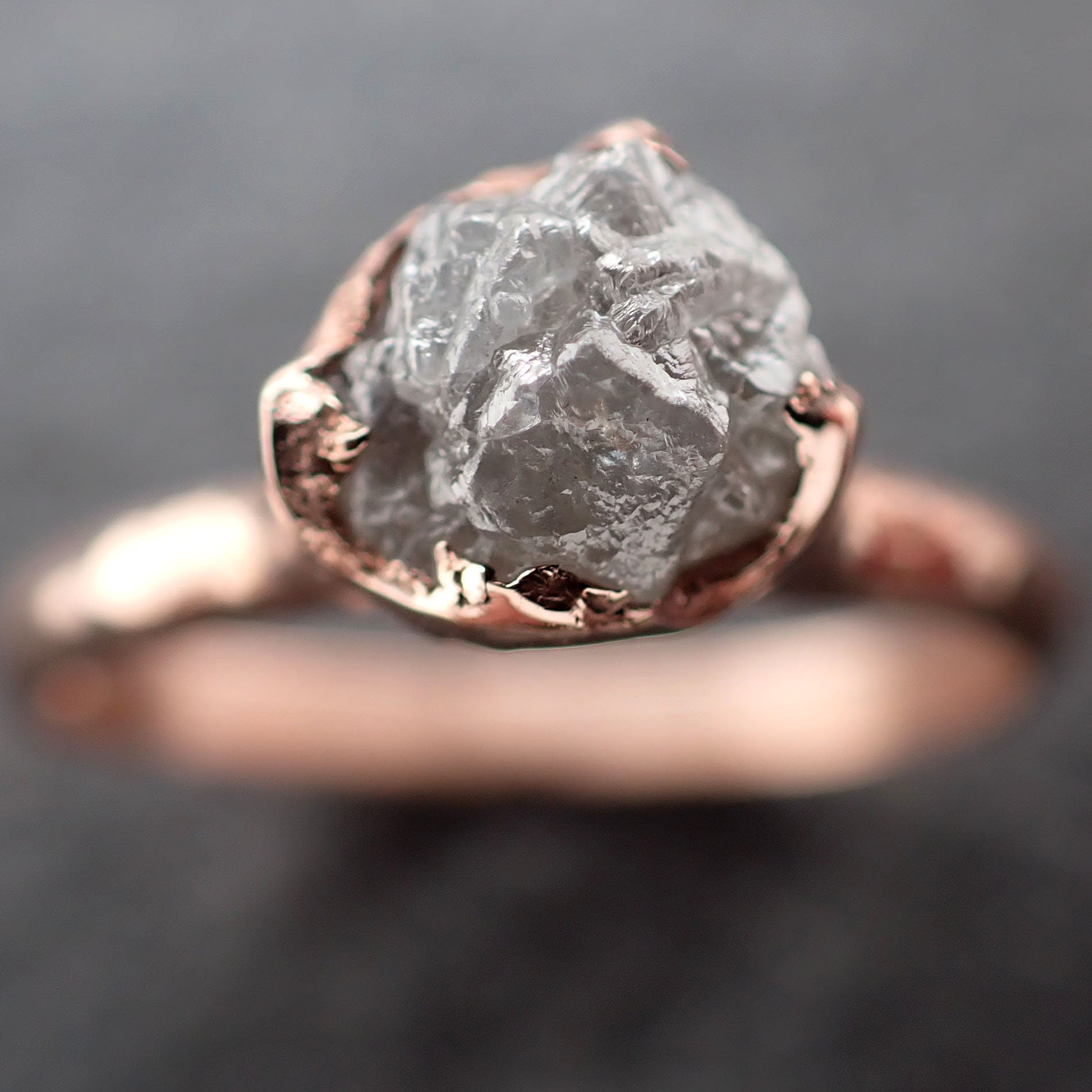 Raw diamond 2025 engagement ring