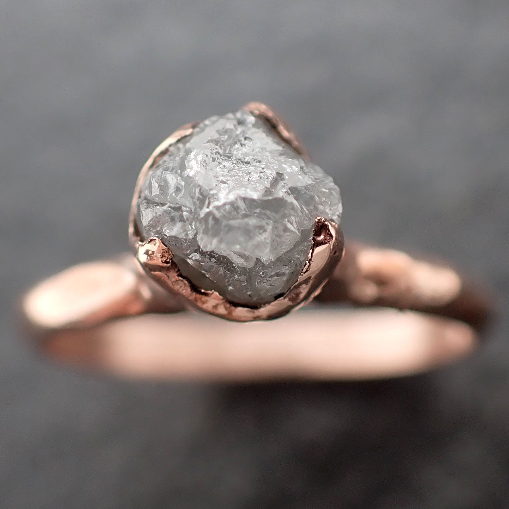 Uncut Diamond Floating Ring – KAJ Fine Jewellery