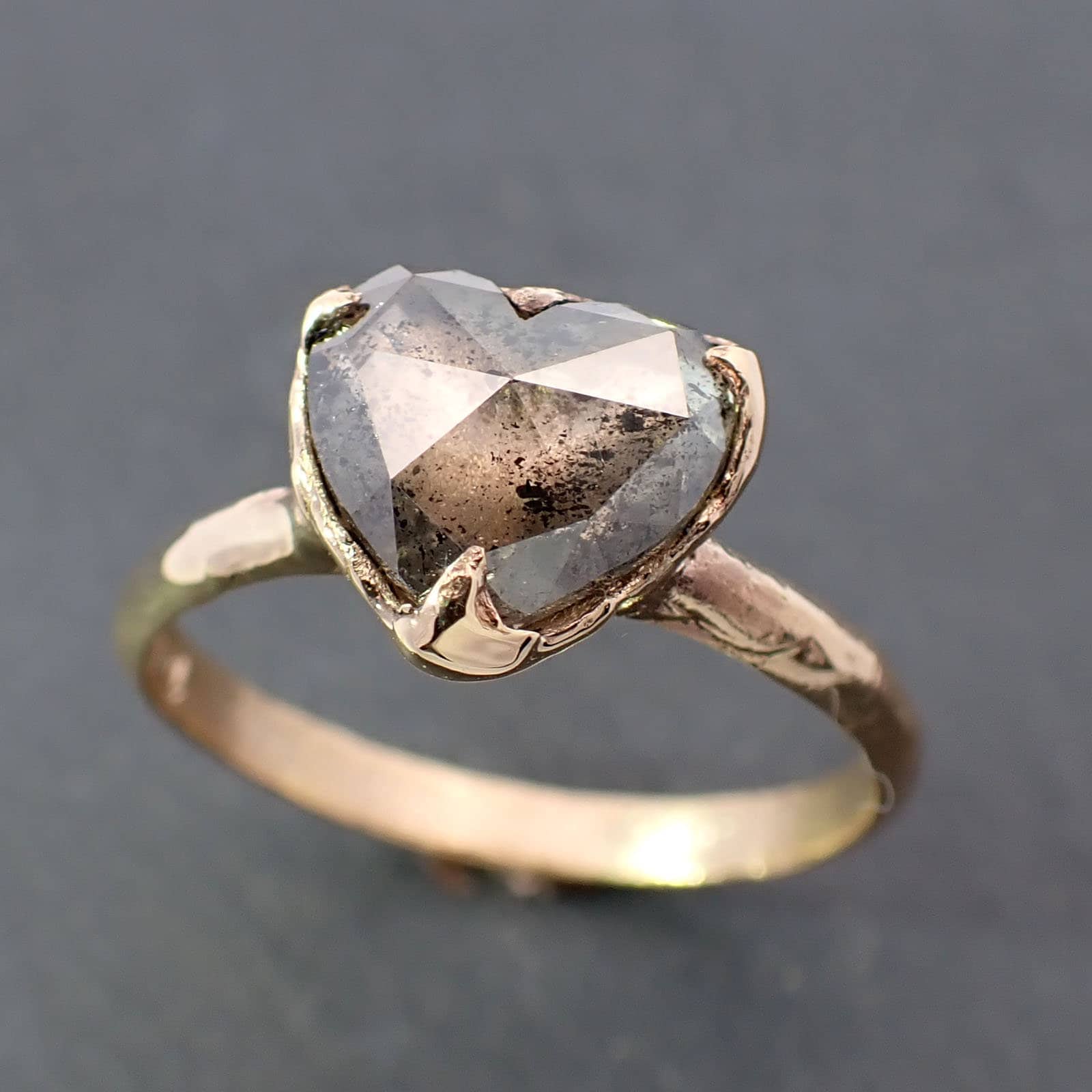 Certified 4.59 TCW heart shaped diamond ring -