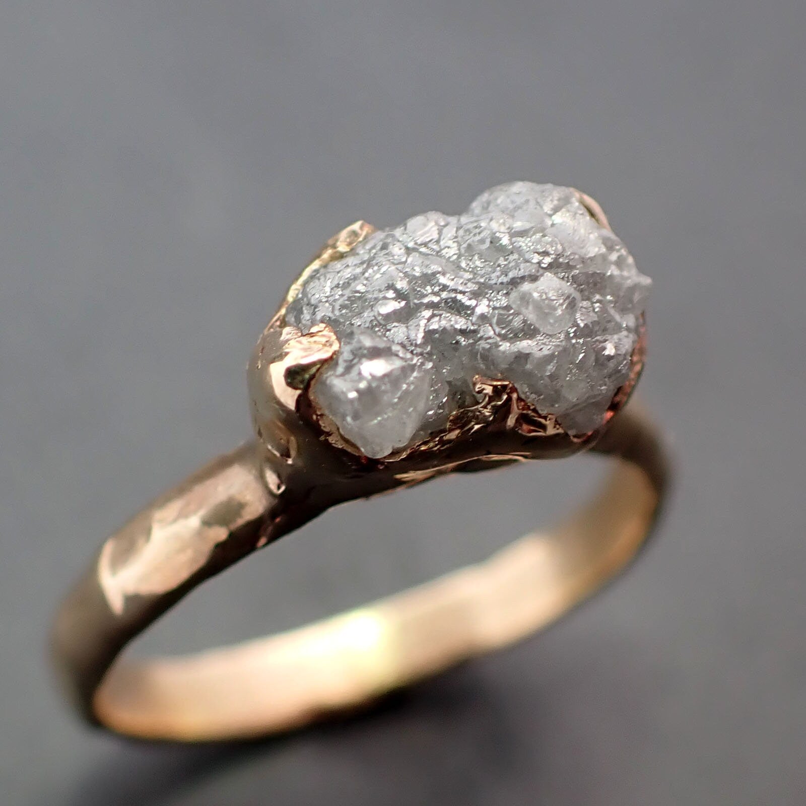 Rough diamond ring – by Angeline